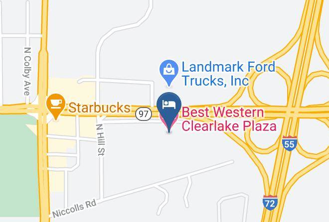 Sangamon - Best Western Clearlake Plaza Maps