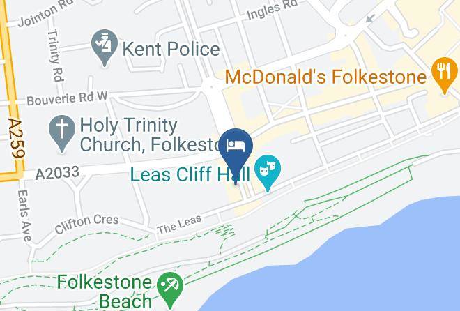 Kent - Best Western Clifton Hotel Maps