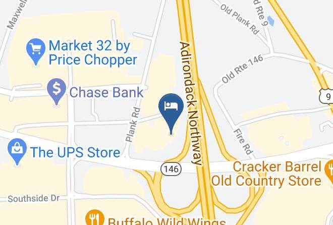 Saratoga - Best Western Clifton Park Maps