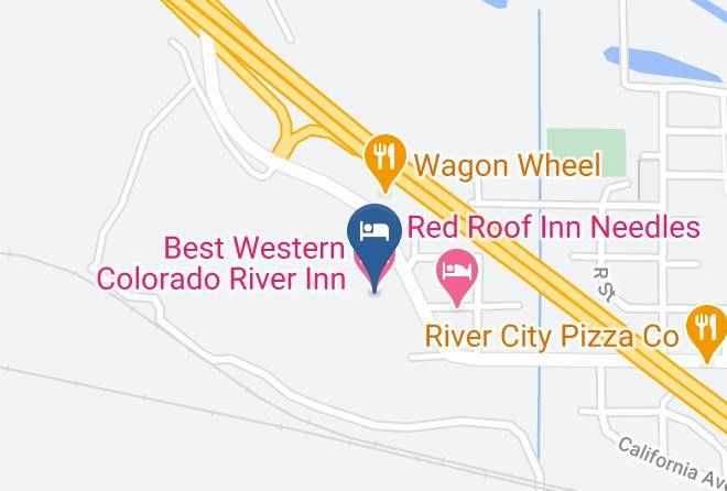 San Bernardino - Best Western Colorado River Inn Maps