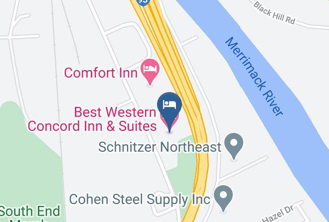 Merrimack - Best Western Concord Inn & Suites Maps