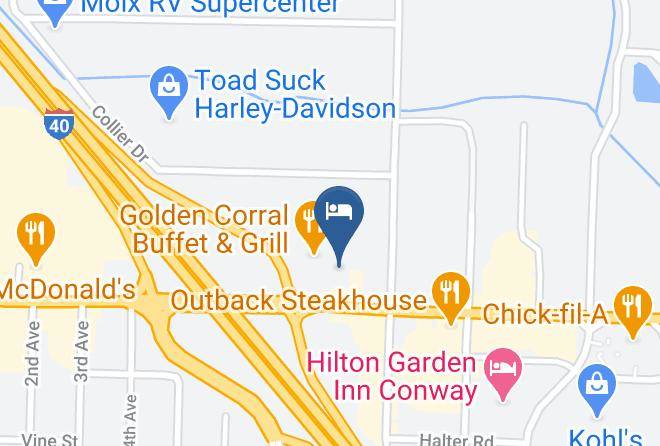 Faulkner - Best Western Conway Maps