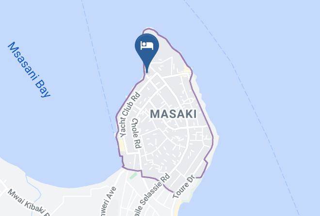 Kinondoni - Best Western Coral Beach Hotel Maps