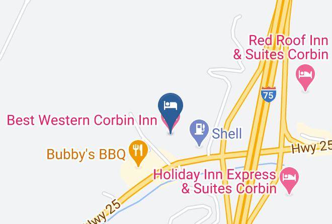 Whitley - Best Western Corbin Inn Maps