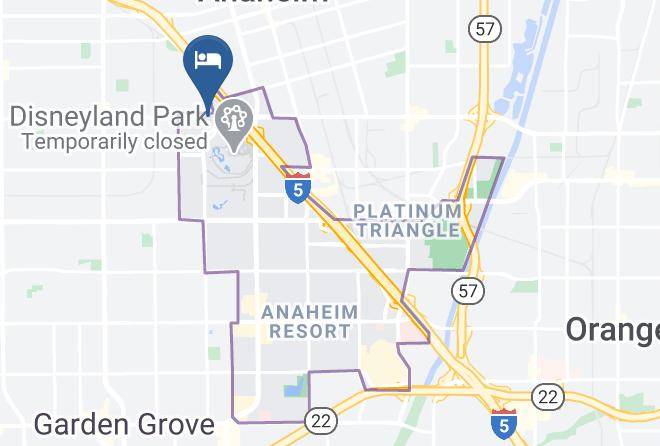 Orange - Best Western Courtesy Inn Anaheim Park Hotel Maps