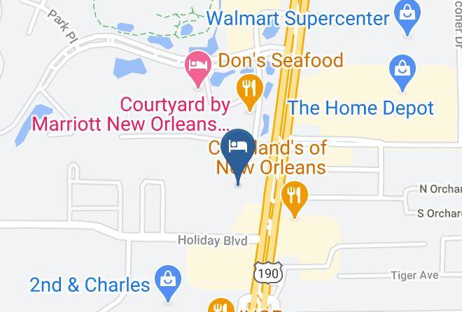 Best Western Covington Map