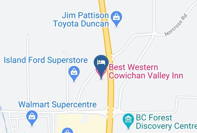Best Western Cowichan Valley Inn Map