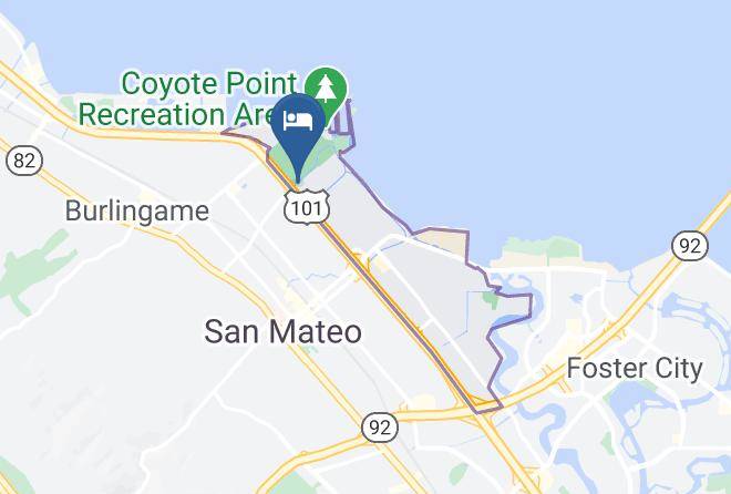 San Mateo - Best Western Coyote Point Inn Maps