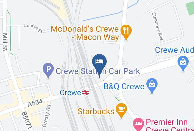 Cheshire East - Best Western Crewe Arms Hotel Maps