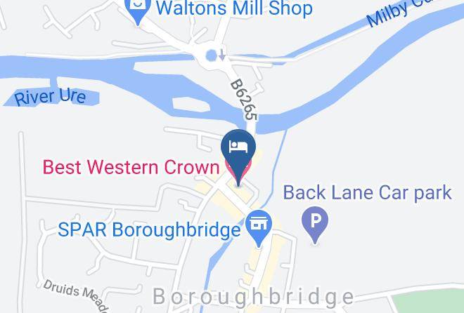 North Yorkshire - Best Western Crown Hotel Boroughbridge Maps