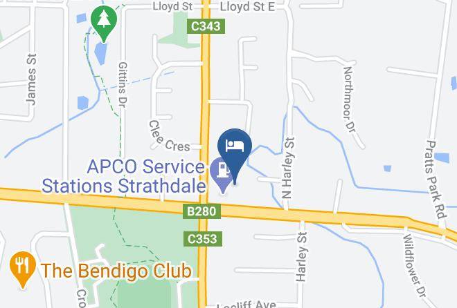 Best Western Crystal Inn Map