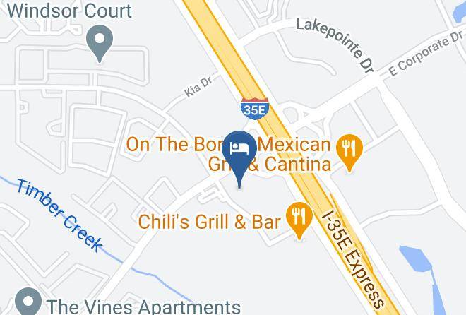 Denton - Best Western Plus Lewisville Flower Mound Maps