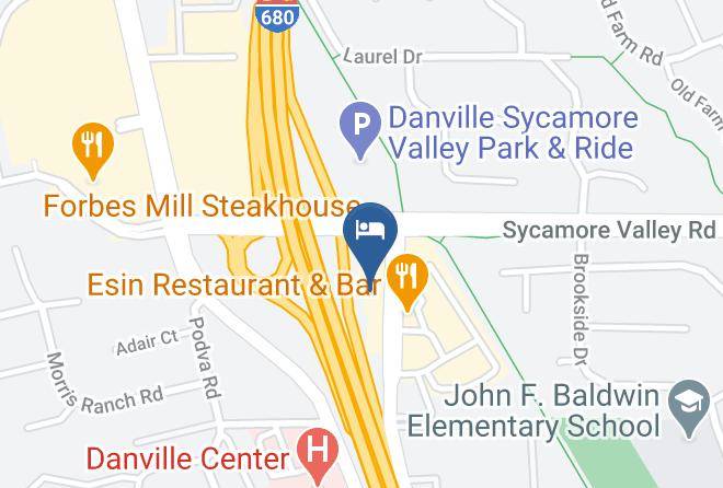 Contrata - Best Western Danville Sycamore Inn Maps