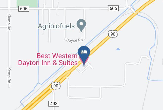 Best Western Dayton Inn & Suites Map