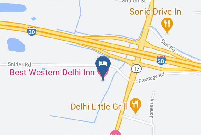 Richland Par - Best Western Delhi Inn Maps