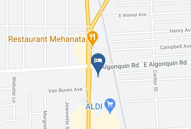 Best Western Des Plaines Inn Map