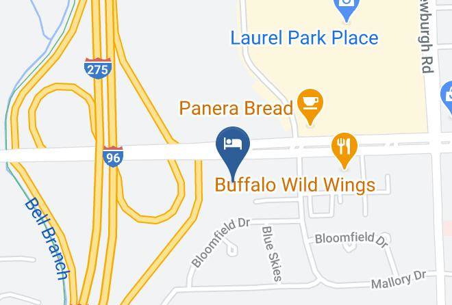 Wayne County - Best Western Detroit Livonia Maps