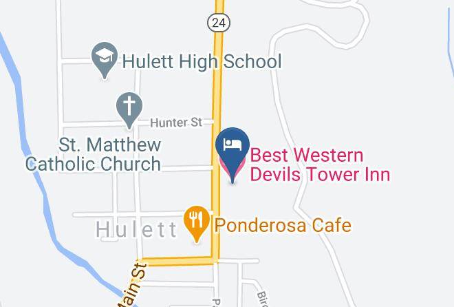 Crook - Best Western Devils Tower Inn Maps