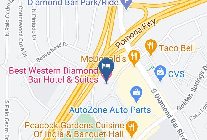 Los Angeles - Best Western Diamond Bar Hotel & Suites Maps