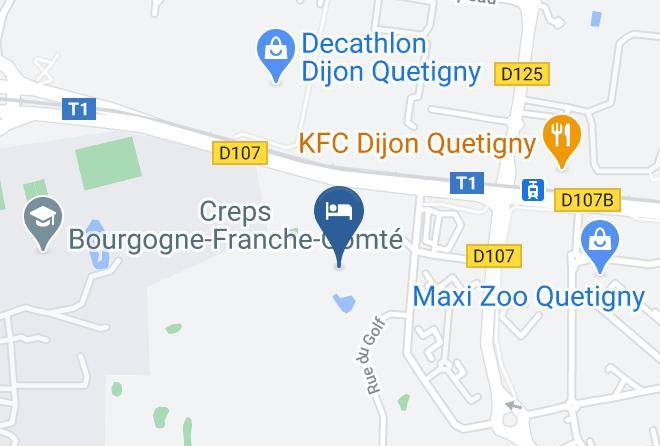 Best Western Dijon Quetigny Map
