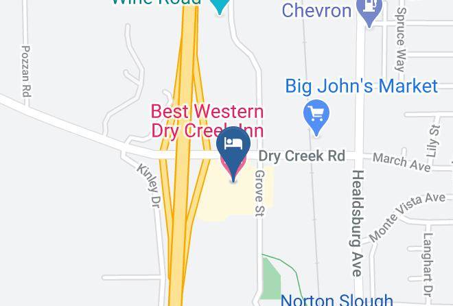 Sonoma - Best Western Dry Creek Inn Maps