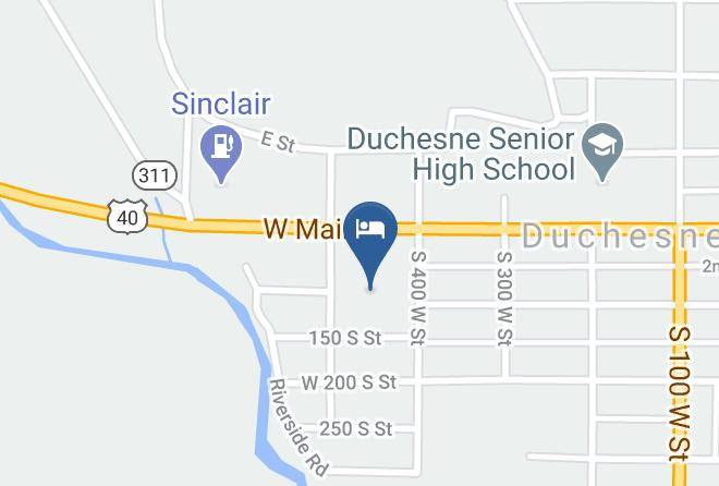 Duchesne - Best Western Duchesne Inn Maps