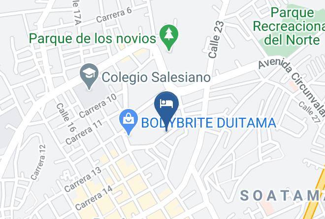 Best Western Duitama Nivari Hotel Map