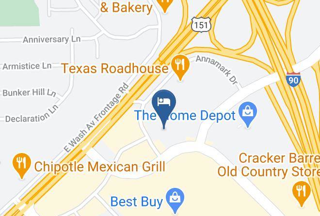 Dane - Best Western East Towne Suites Maps