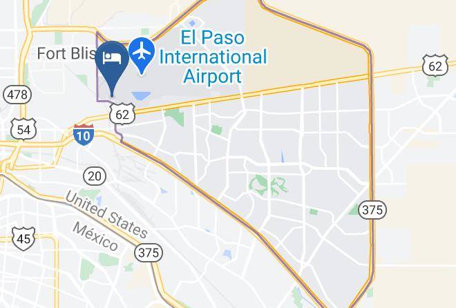 El Paso - Best Western El Paso Airport Entrada Hotel Maps