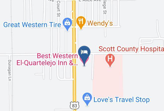 Scott - Best Western El Quartelejo Inn & Suites Maps