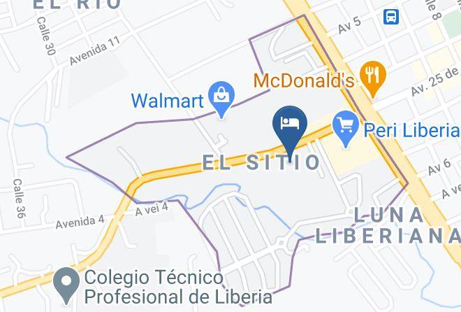 Liberia - Best Western El Sitio Hotel And Casino Maps