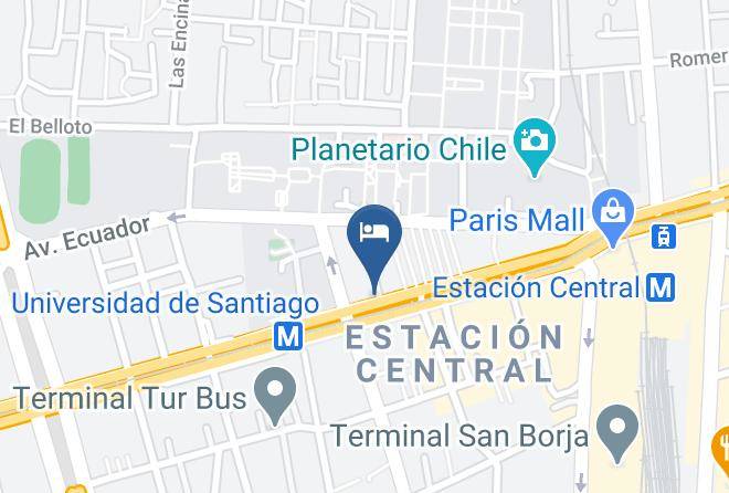 Santiago - Best Western Estacion Central Maps