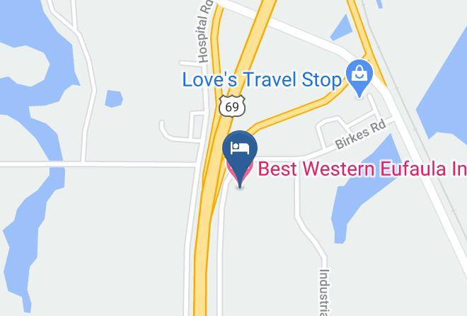 Best Western Eufaula Inn Map