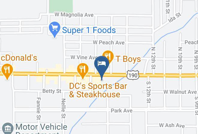 St Landry Par - Best Western Eunice Maps