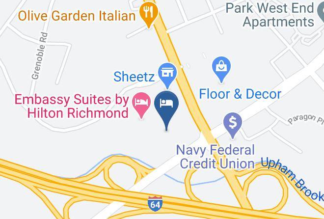 Henrico - Best Western Executive Hotel Maps