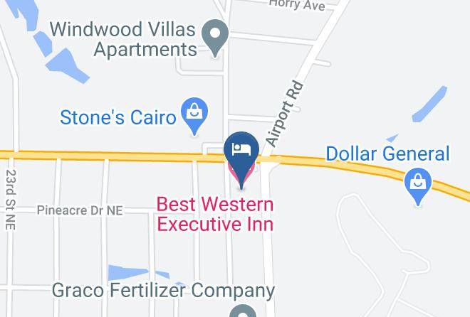 Grady - Best Western Executive Inn Maps