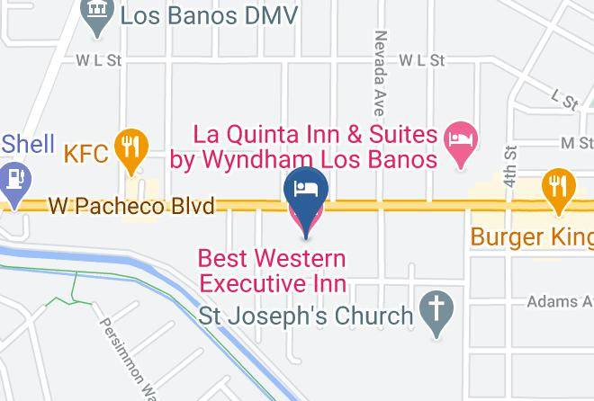 Merced - Best Western Executive Inn Maps