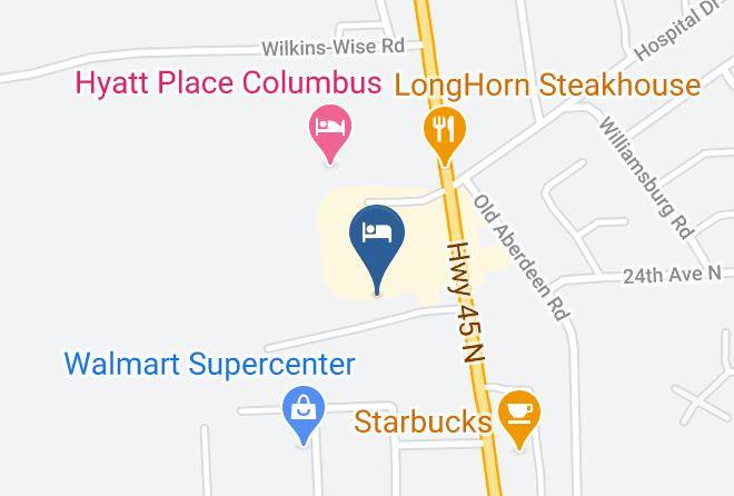 Lowndes - Best Western Executive Suites Columbus Maps