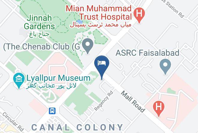 Islamabad - Best Western Faisalabad Hotel Maps