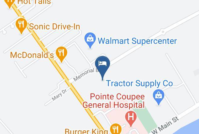 Pointepee Par - Best Western False River Hotel Maps