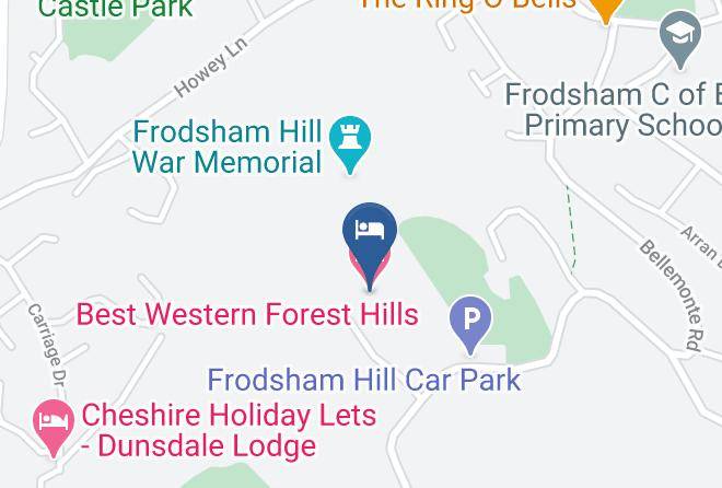 Cheshire - Best Western Forest Hills Hotel Maps