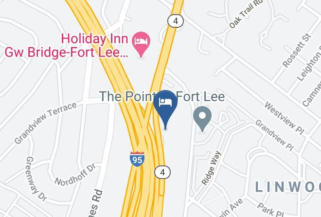 Bergen - Best Western Fort Lee Maps