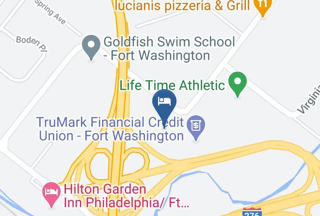 Best Western Fort Washington Inn Map