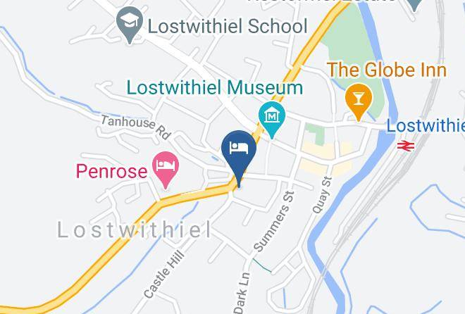 Cornwall - Best Western Fowey Valley Hotel Maps