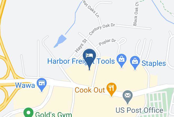Fredericksburg City - Best Western Fredericksburg Maps