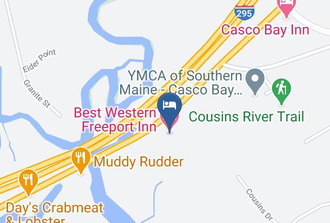 Cumberland - Best Western Freeport Inn Maps