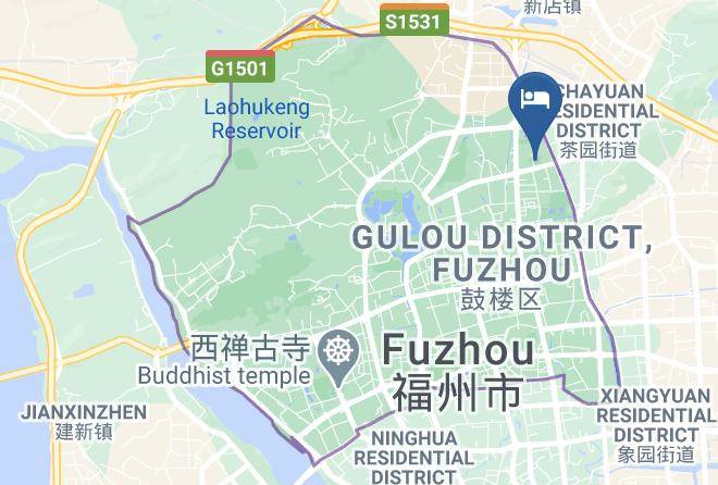 Fuzhou - Best Western Fuzhou Fortune Hotel Maps
