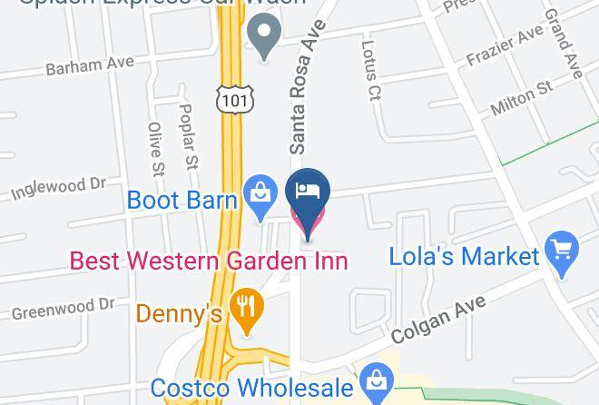 Sonoma - Best Western Garden Inn Maps