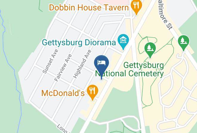 Adams - Best Western Gettysburg Maps