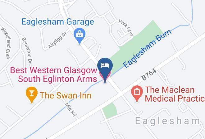 East Renfrewshire - Best Western Glasgow South Eglinton Arms Hotel Maps